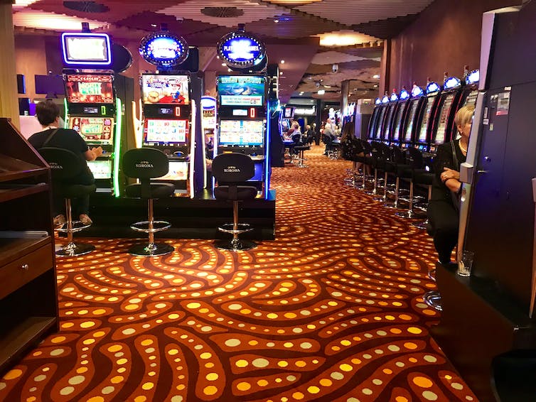 Cash in, cash out: even poker machines can be used for money-laundering.