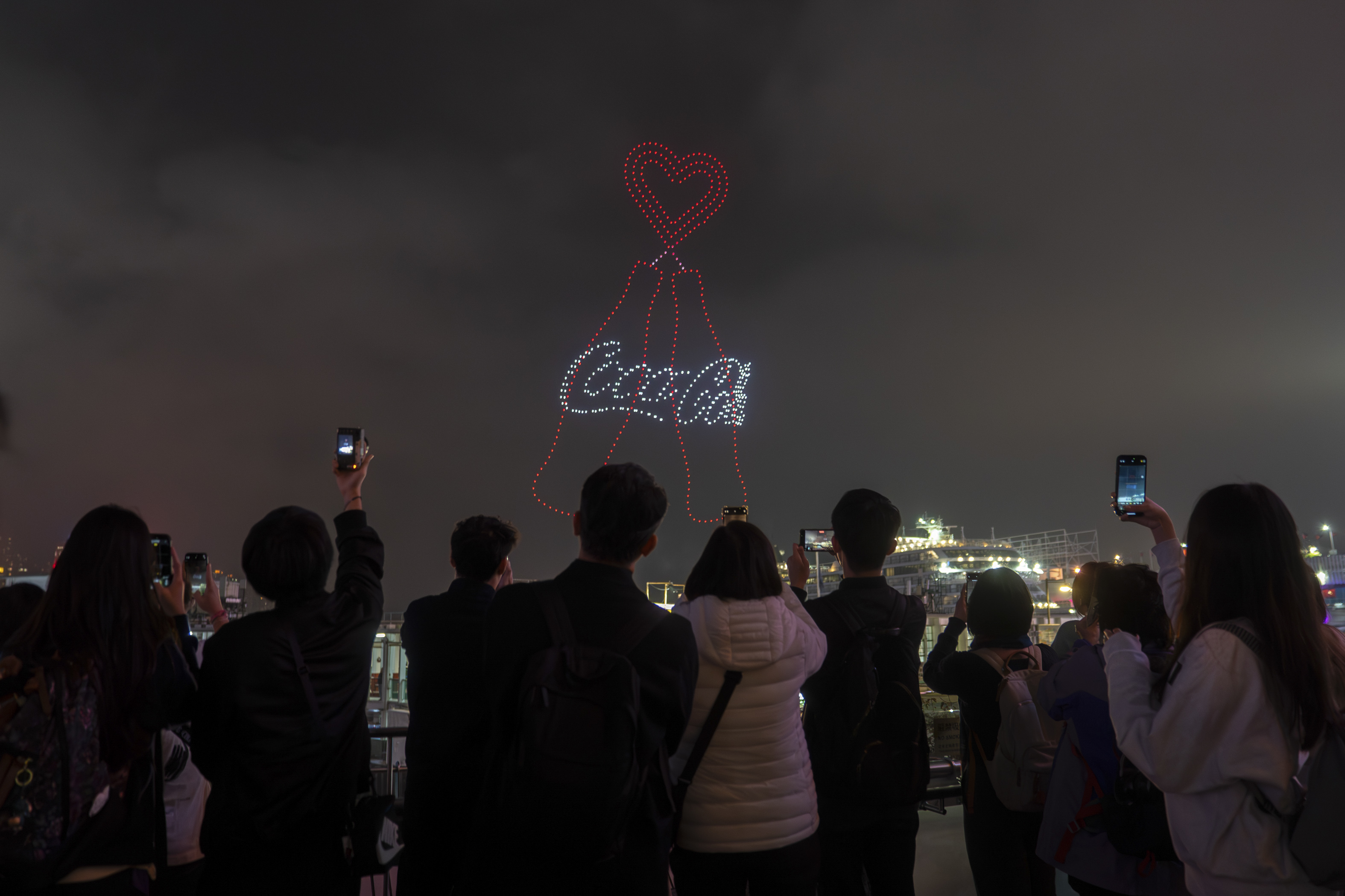 Coca-Cola Drone Show Photo 1