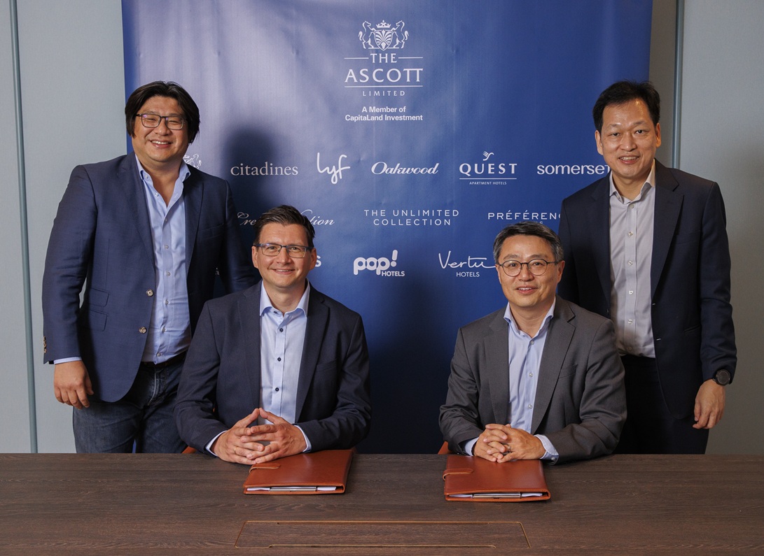 The Ascott Limited has strengthened its partnership with VIE Trust Real Estate Group by signing five new properties in Vienna. This milestone adds over 750 units across multiple Ascott brands to its growing portfolio in the Austrian capital.